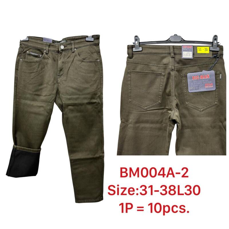 Spodnie jeansy meskie Roz 31-38, 1 Kolor Paczka 10 szt